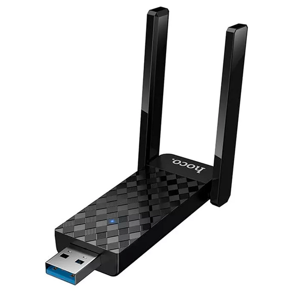 Адаптер Wi-Fi USB Hoco HI34 Черный