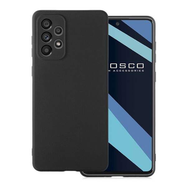 Чехол Samsung A73 накладка Soft Touch Черный