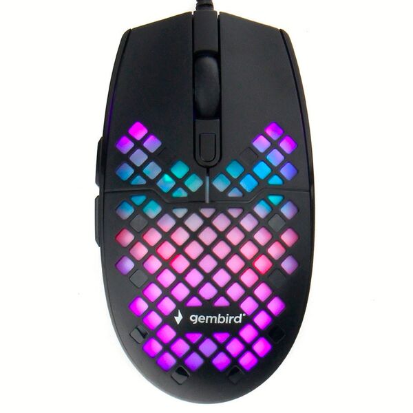 Мышь Gembird MG-760 проводная игровая Черный