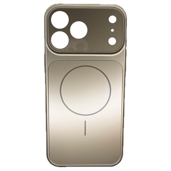 Чехол для iPhone 17 Pro накладка MagSafe пластик Серебряный