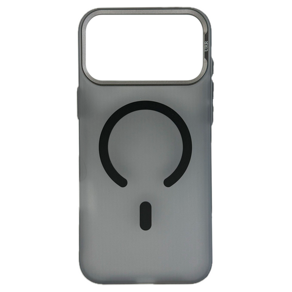 Чехол для iPhone 18 Pro Max/17 Pro Max накладка MagSafe URR матовый Прозрачно-черный