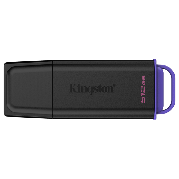 Флеш память USB 512Gb Kingston 3.2 DataTraveler Exodia Черный/Фиолетовый