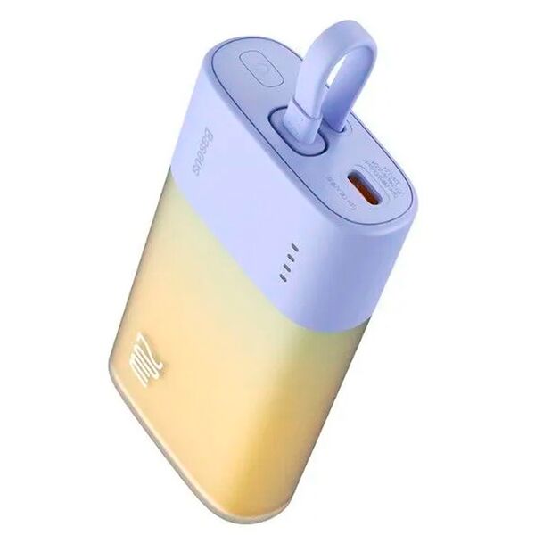 Внешний аккумулятор Baseus 5200 mAh P10055600512-00 20W Желтый/сиреневый