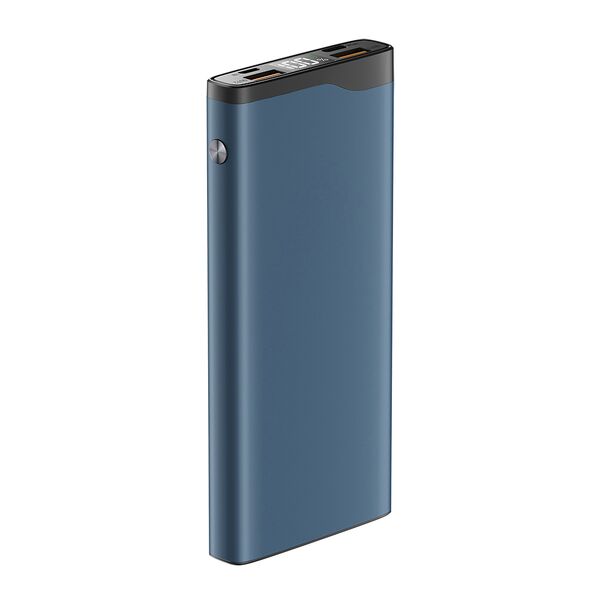 Внешний аккумулятор Olmio 10000 mAh QL-10 22.5W LCD Синий