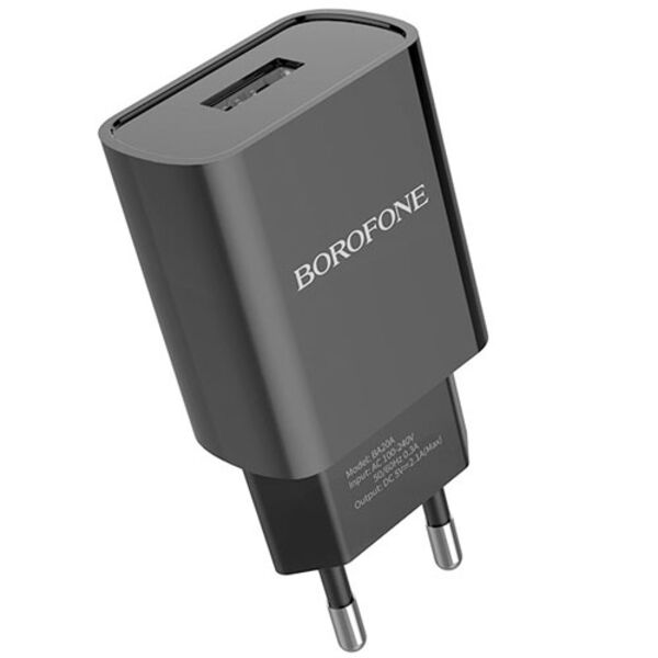 Зарядное устройство Borofone BA20A 10W USB Черный