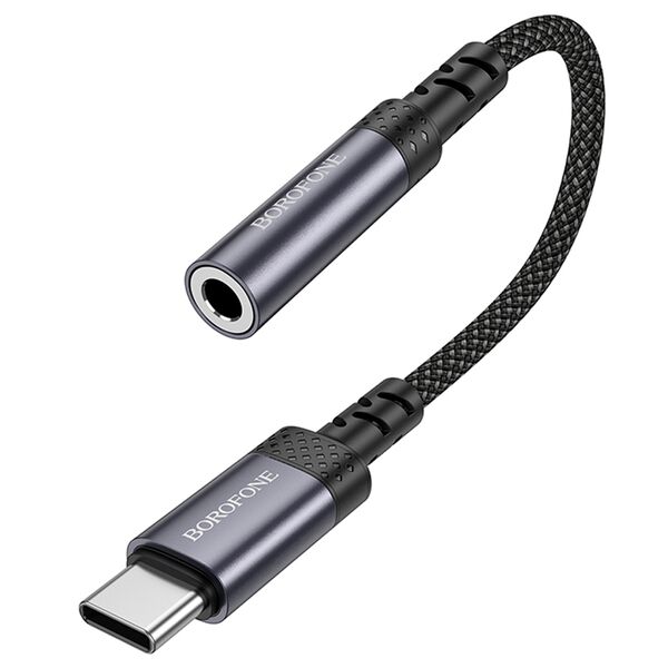 Переходник Type-C/3.5 Borofone BV24 Серый