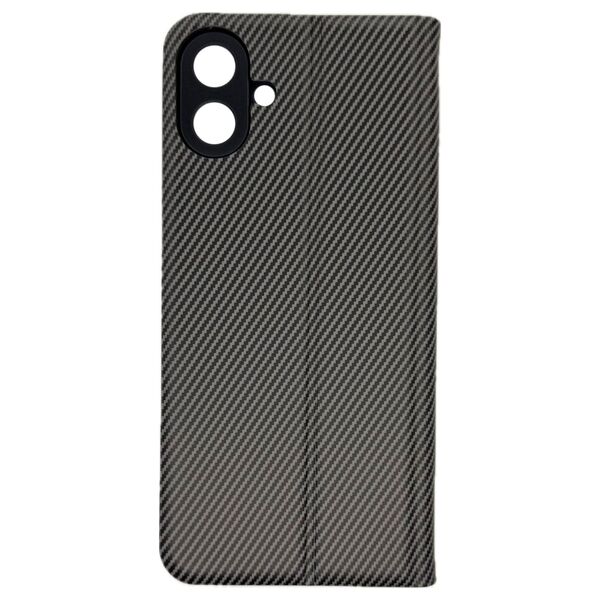 Чехол Samsung A07 книжка карбон Серый