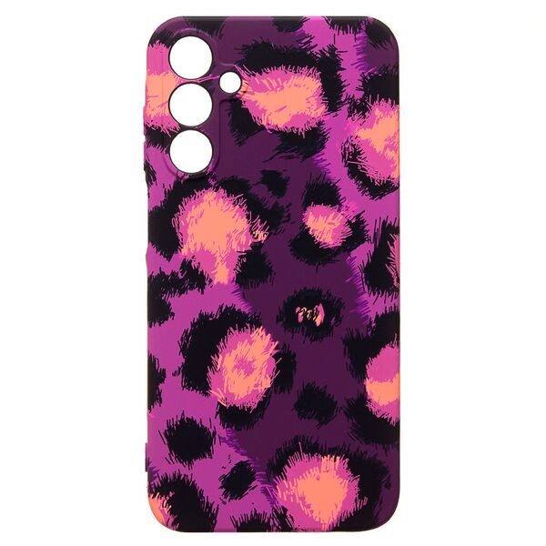 Чехол Samsung A15 накладка Luxo Creative Леопард фиолетовый