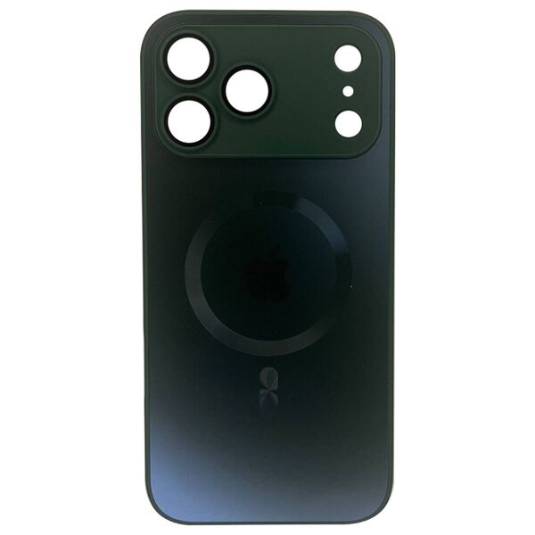 Чехол для iPhone 17 Pro Max накладка AG-Glass Luxe MagSafe Зеленый