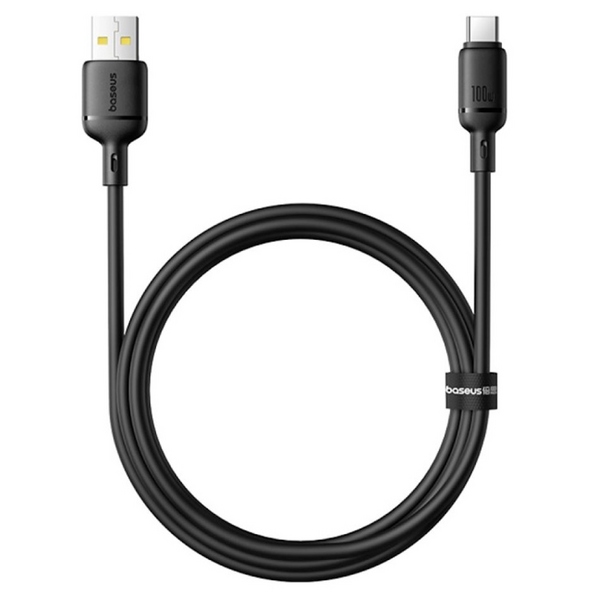 Кабель Type-C Baseus P10377703113-02 3A 1м Черный