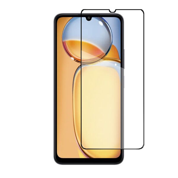 Защитное стекло Realme C51/C53/POCO C65/Redmi 13C Super A+ 9H Черный