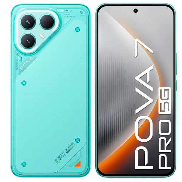 Tecno Pova 7 Pro 5G 12/256Gb Neon Cyan