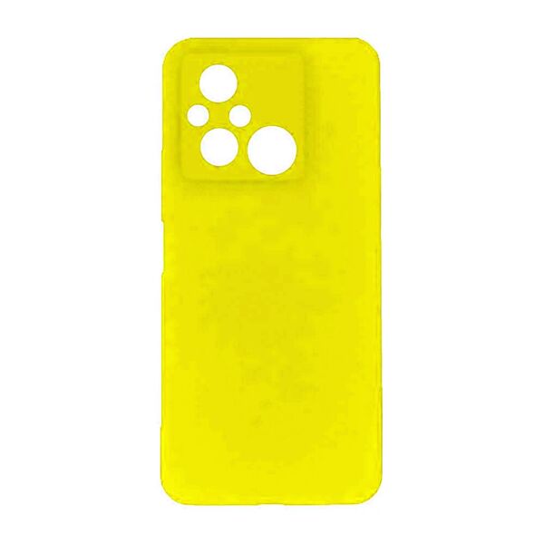 Чехол Xiaomi Redmi 12C/POCO C55 накладка Soft Touch Желтый