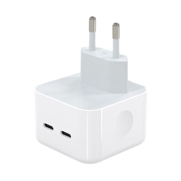 Зарядное устройство Apple 35W 2USB-C (копия 1:1) Белый