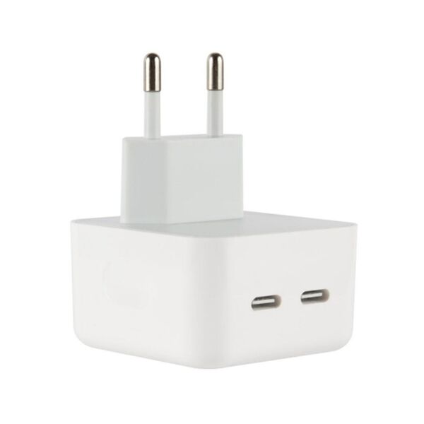 Зарядное устройство Apple 35W 2USB-C (копия 1:1) Белый