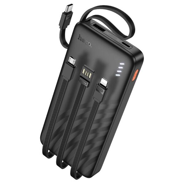 Внешний аккумулятор Hoco 10000 mAh J146 22.5W + кабели Черный
