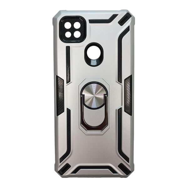 Чехол Xiaomi Redmi 10A/9C накладка противоударная Armor Cеребряный