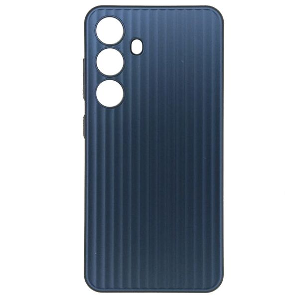 Чехол Samsung S25/S24 накладка Рельеф Синий