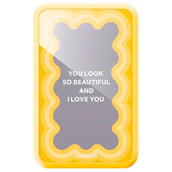 Внешний аккумулятор SOLOVE W21 Power Bank 10000mAh Magnetic MagSafe 20W Mirror Yellow