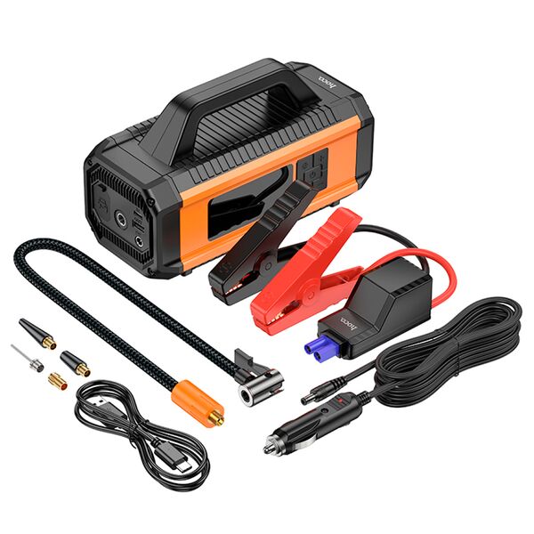 Пусковое устройство автомобильное Hoco 10000 mAh QS4 Черный