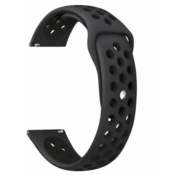 Ремешок для часов 22мм Nike силиконовый Черный/Разноцветный