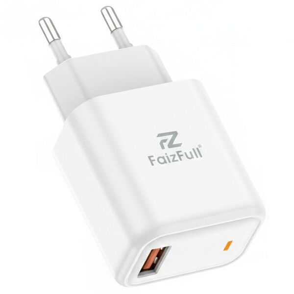 Зарядное устройство FaizFull FC200 20W USB Белый