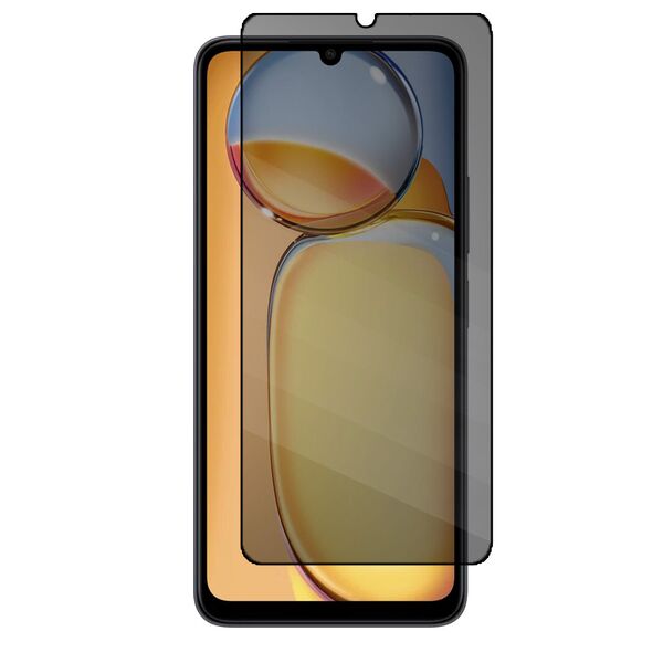Защитное стекло Xiaomi Redmi 13C/Realme C51/C53/C63/POCO C65/M6 5G A07/A06/A05/A05S Privacy Черный