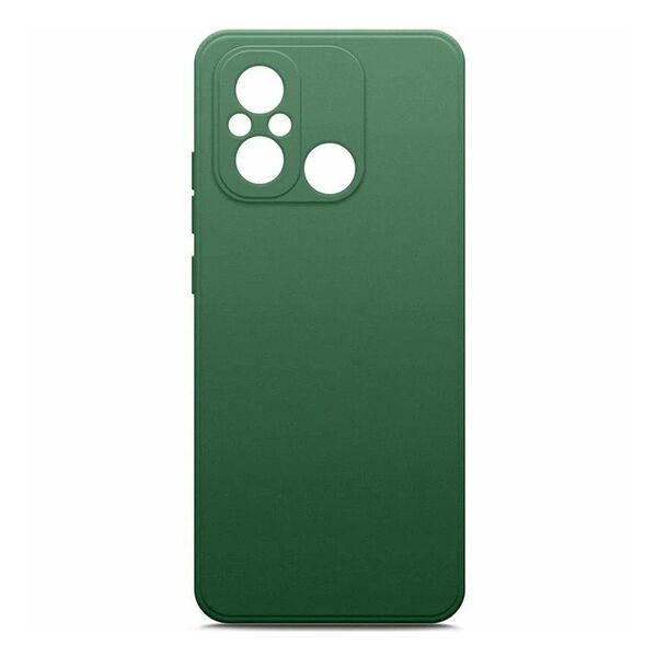 Чехол Xiaomi Redmi 12C/POCO C55 накладка BoraSCO силиконовый Зеленый