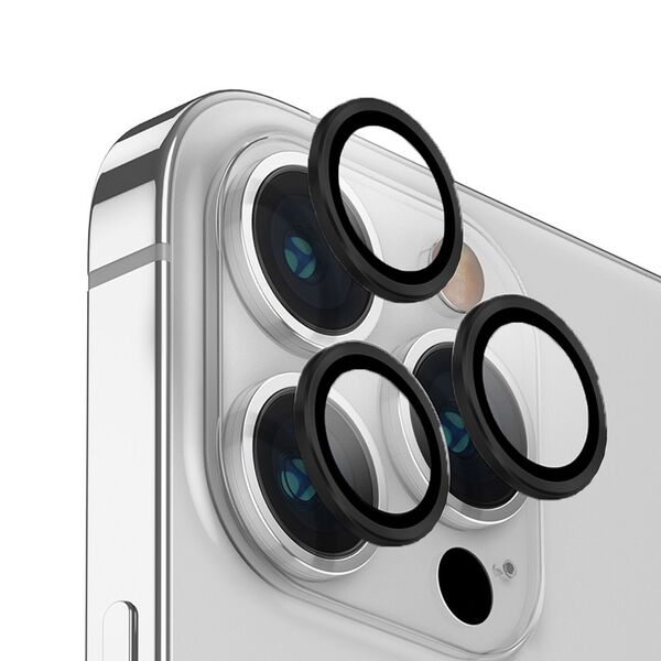 Защитное стекло для камеры iPhone 15 Pro/15 Pro Max Черный