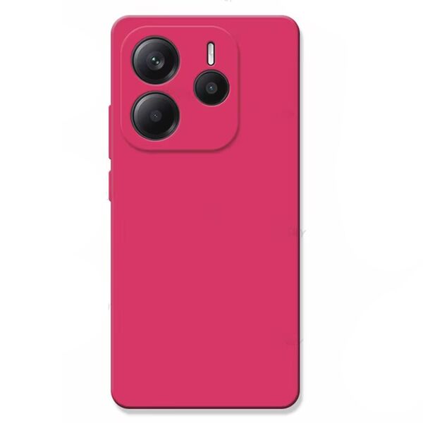 Чехол Xiaomi Redmi Note 14 4G накладка Soft Touch Ярко-розовый