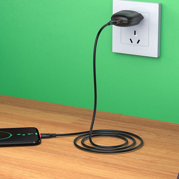Зарядное устройство Borofone BA49A USB + кабель Micro USB Черный