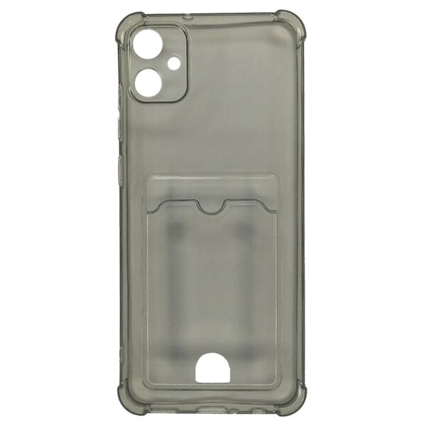 Чехол Samsung A05 накладка с визитницей Прозрачно-серый