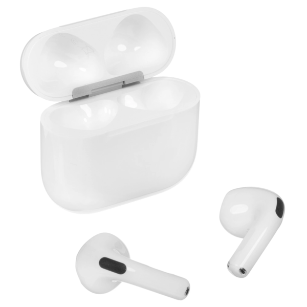 Наушники Bluetooth AirPods 4 TWS (копия 1:1) вкладыши Белый (Уцененные)