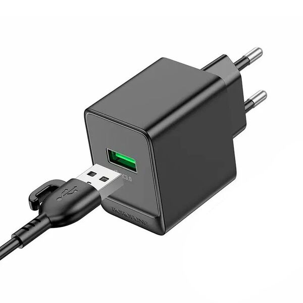 Зарядное устройство Borofone BAS12A 18W USB Черный