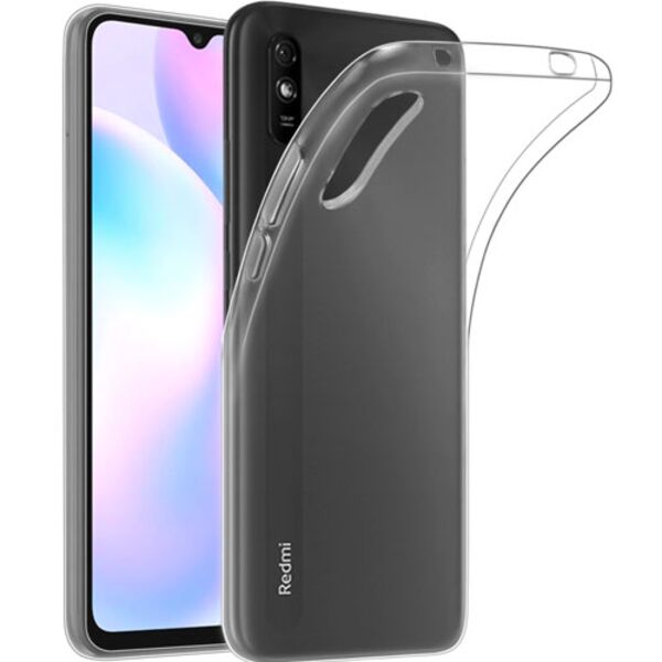 Чехол Xiaomi Redmi 9A накладка силиконовый Прозрачный