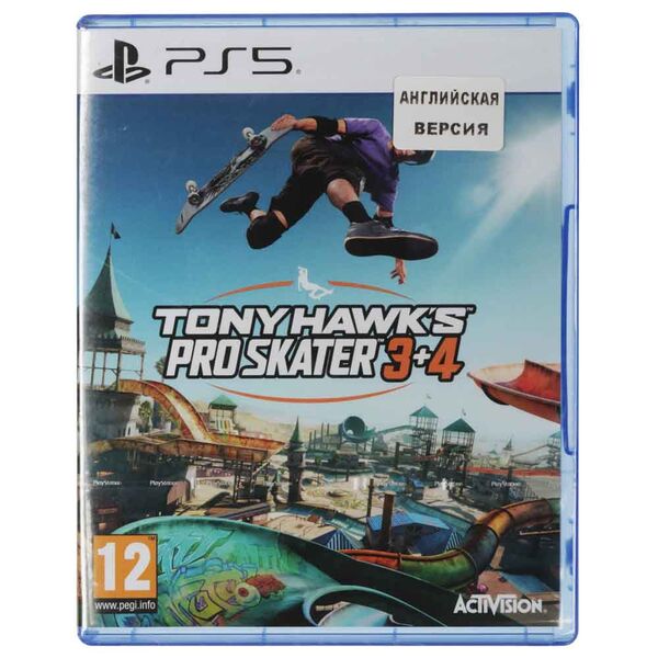 Диск PS5 Tony Hawk's Pro Skater 3+4