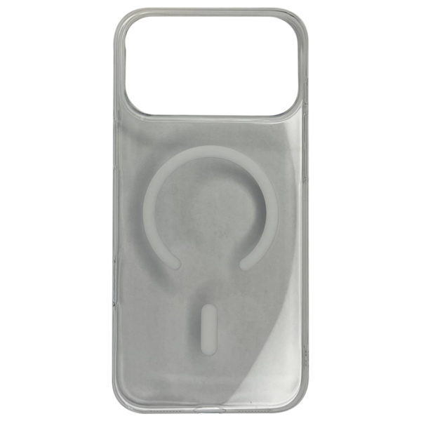 Чехол для iPhone 17 Pro Max накладка Mobile Case Magsafe Прозрачный