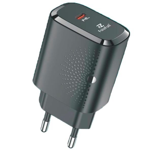 Зарядное устройство FaizFull FC170 35W USB-C + кабель Type-C/Type-C Черный