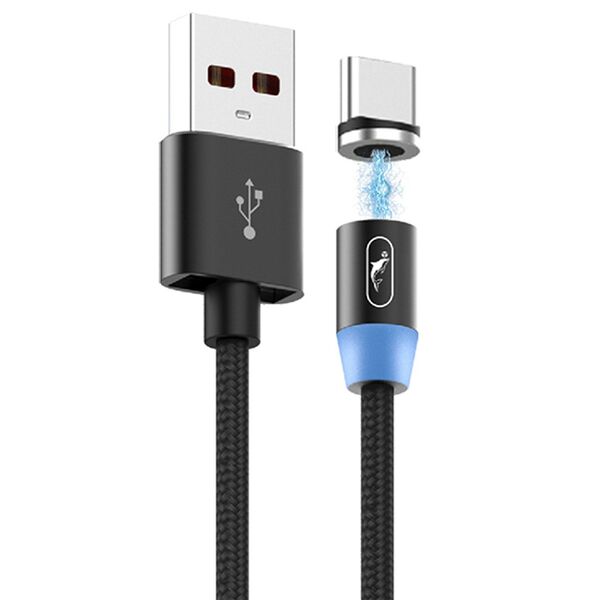 Кабель Type-C SkyDolphin S59T магнитный 1м Черный