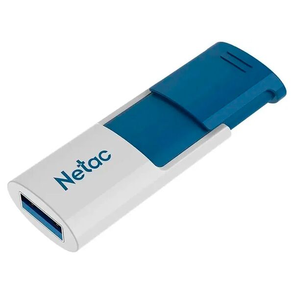 Флеш память USB 256Gb Netac U182 3.0 Синий/Белый