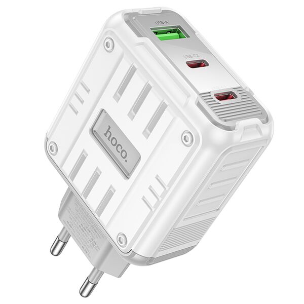 Зарядное устройство Hoco C139A 65W 2USB-C+USB Белый