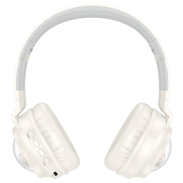 Наушники Bluetooth Hoco W50 полноразмерные Молочный