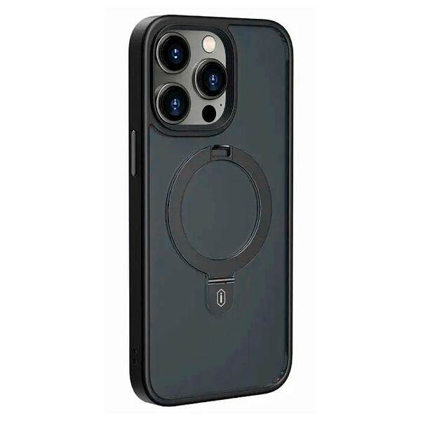 Чехол для iPhone 15 Pro накладка Mutural Pure MagSafe силиконовый Темно-cиний