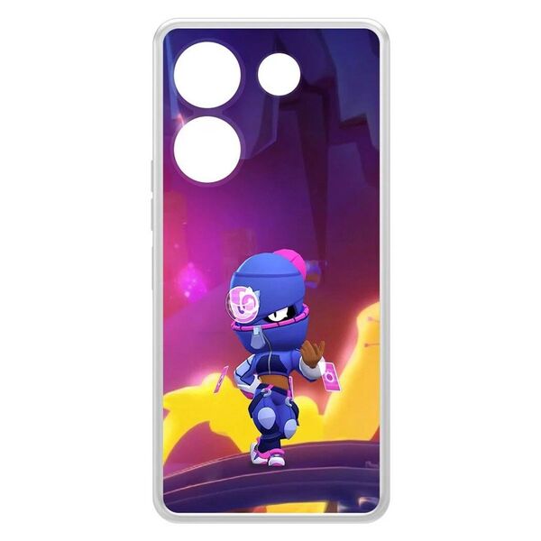 Чехол Tecno Camon 20/20 Pro накладка Brawl Stars-Ниндзя Tapa Krutoff