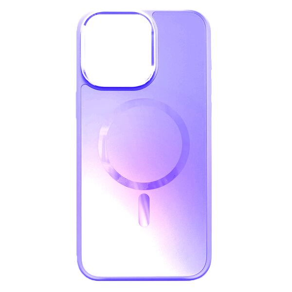 Чехол для iPhone 15 Pro MagSafe накладка Supreme Сиреневый