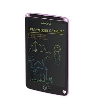 Планшет для заметок и рисования LCD Maxvi MGT-01C Розовый