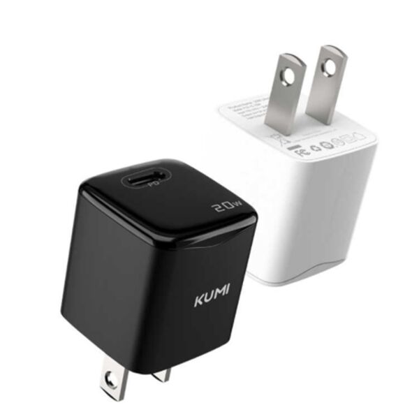 Зарядное устройство Kumi P78 PD 20W Fast Charging Adapter Black