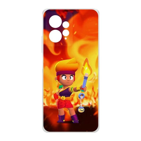 Чехол Xiaomi Redmi Note 12 4G накладка Brawl Stars-Амбер Krutoff