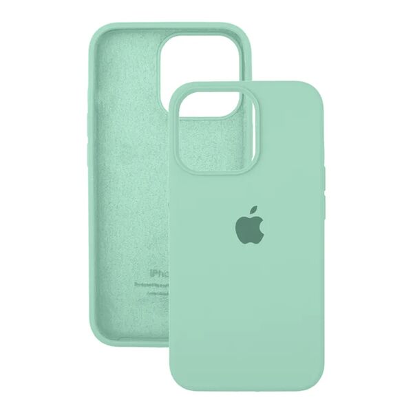 Чехол для iPhone 14 Pro накладка Silicone Case Мятный
