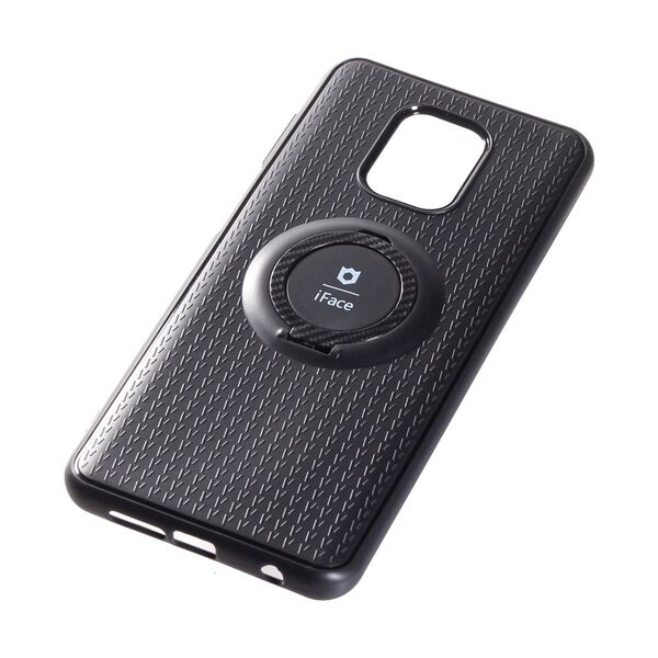 Чехол Xiaomi Redmi Note 9S/Note 9 Pro/Note 9 Pro Max накладка ТПУ iFace с кольцом Черный